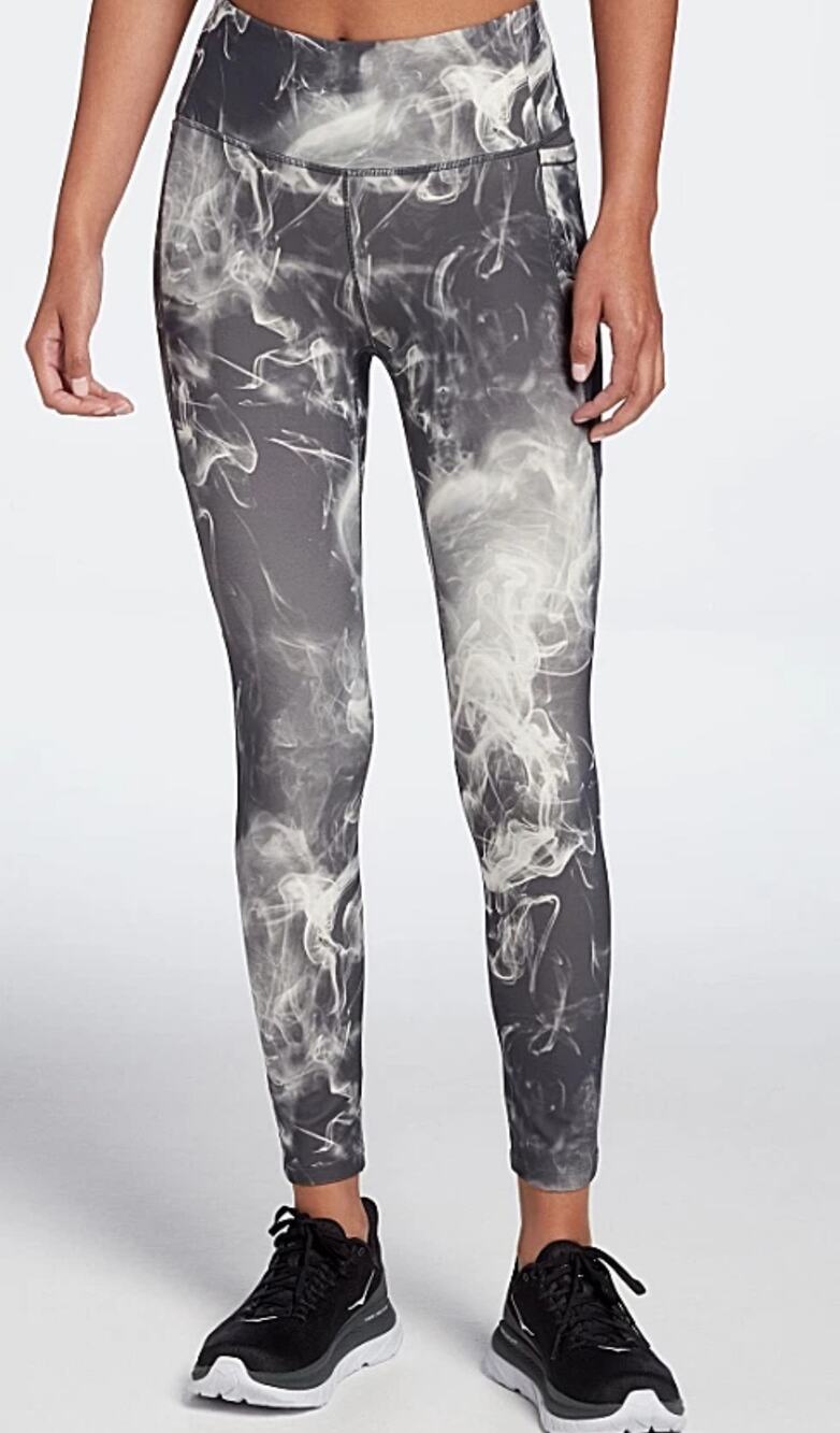 NWT CALIA Women's Print Energize 7/8 Tight Gorpcore Utility Gray XXS Gorpcore